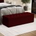 Calçadeira Sagitarius 140 Para Cama de Casal Sued Vermelho Aradecor