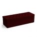 Calçadeira Sagitarius 140 Para Cama de Casal Sued Vermelho Aradecor