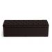 Calçadeira Sagitarius 160 Para Cama Queen Couro Artificial Marrom Aradecor