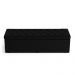 Calçadeira Sagitarius 160 Para Cama Queen Couro Artificial Preto Aradecor