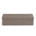 Calçadeira Sagitarius 160 Para Cama Queen Sued Capuccino Aradecor