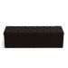 Calçadeira Sagitarius 160 Para Cama Queen Sued Marrom Aradecor