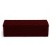Calçadeira Sagitarius 160 Para Cama Queen Sued Vermelho Aradecor