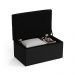 Calçadeira Sagitarius 90 Para Cama De Solteiro Couro Artificial Preto Aradecor