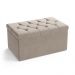 Calçadeira Sagitarius 90 Para Cama De Solteiro Sued Bege Aradecor