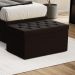 Calçadeira Sagitarius 90 Para Cama de Solteiro Sued Marrom Aradecor
