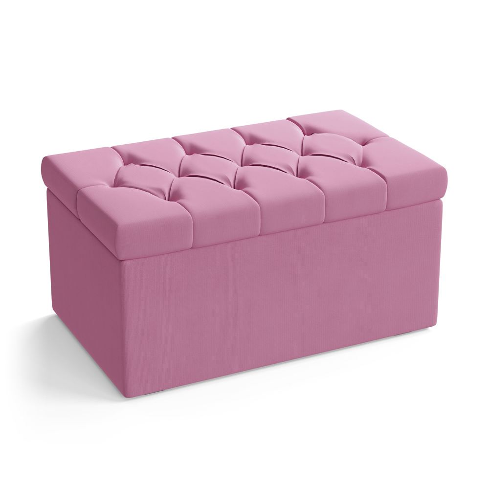 Calçadeira Sagitarius 90 Para Cama de Solteiro Sued Rosê Aradecor