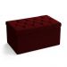 Calçadeira Sagitarius 90 Para Cama de Solteiro Sued Vermelho Aradecor