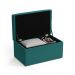 Calçadeira Sagitarius 90 Para Cama de Solteiro Suede Azul Turquesa Aradecor