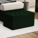 Calçadeira Sagitarius 90 Para Cama de Solteiro Suede Verde Aradecor