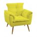 Poltrona Beta Sued Amarelo Aradecor