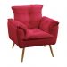 Poltrona Beta Sued Vermelho Aradecor