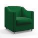 Poltrona Estofada Alya Sued Verde Aradecor