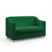 Poltrona Namoradeira Decorativa Alya Sued Verde Aradecor