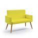 Poltrona Namoradeira Vega Sued Amarelo Aradecor