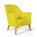 Poltrona Orion Sued Amarelo Aradecor