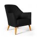 Poltrona Orion Sued Preto Aradecor