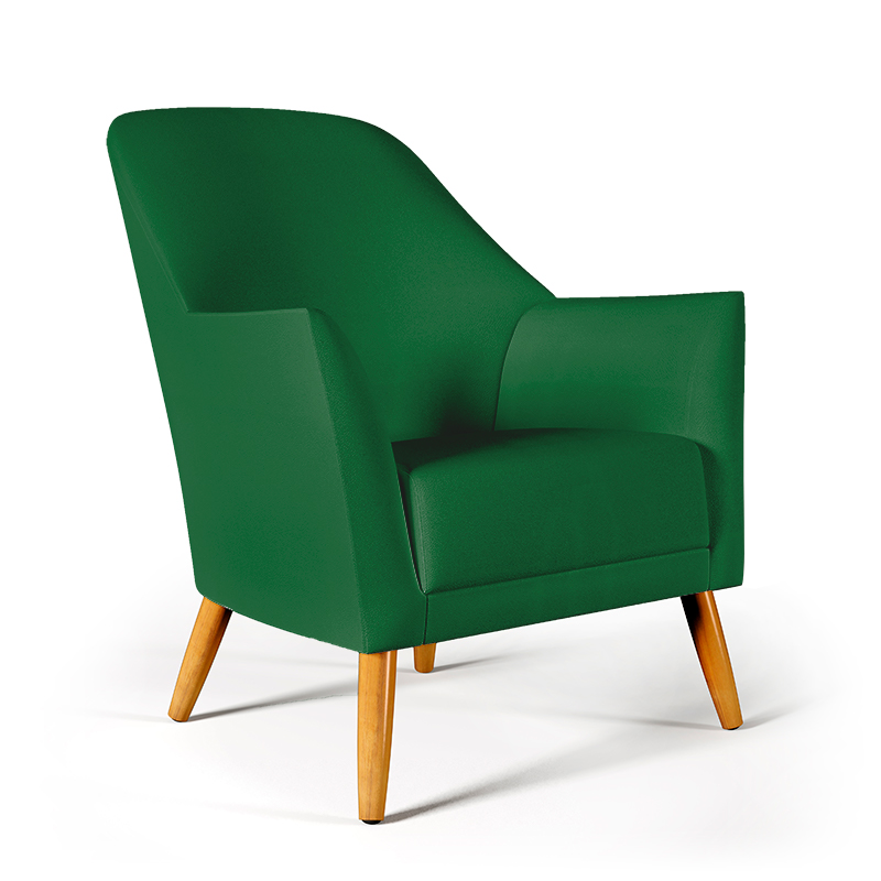 Poltrona Orion Sued Verde Aradecor