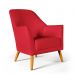 Poltrona Orion Sued Vermelho Aradecor
