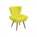 Poltrona Polaris Sued Amarelo Aradecor