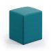 Puff Izar Suede Azul Turquesa Aradecor