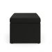 Puff Quasar / Couro Preto 