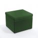 Puff Quasar Sem Capitonê Suede Verde Aradecor