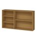 Armário Aéreo 100% MDF 2 Portas com Nicho 120cm Luna Atacama/Branco