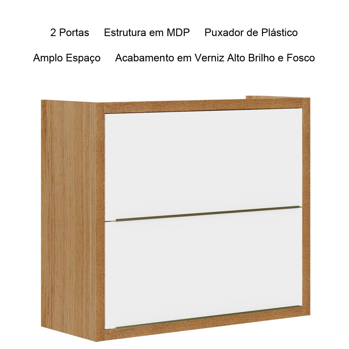 Armário Aéreo para Cozinha 2 Portas Opala