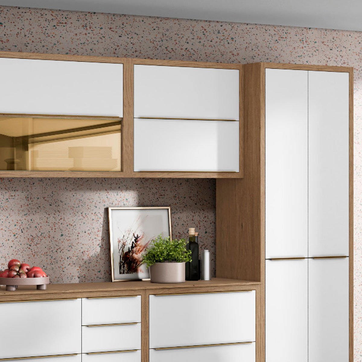 Armário Aéreo para Cozinha 2 Portas Opala