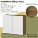 Armario Aereo 70cm 02 Portas 2002102 Atacama Branco ARMoveis