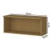 Armario Aereo Refrigerador 80cm 2Pt 2005806 Atacama Branco ARMoveis