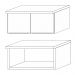 Armario Aereo Refrigerador 80cm 2Pt 2005806 Atacama Branco ARMoveis