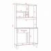 Armario Kit Cozinha 4 Portas 1 Gaveta Atacama OFF White ARMoveis