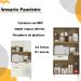 Armario Kit Cozinha 4 Portas 1 Gaveta Atacama OFF White ARMoveis