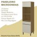 Armario Paneleiro Microondas 02 Pt 01 Gav 2005800 Atacama Branco ARMoveis