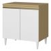 Balcão 02 Portas 70cm 2002103 Atacama Branco ARMoveis