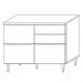 Balcão 120cm 03 Pts 02 Gav Com Tampo 2005810 Atacama Branco ARMoveis