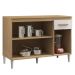 Balcão para Cozinha 120cm 3 Portas 1 Gaveta Valentina Atacama/Off White