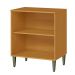 Balcão para Cozinha 70cm 2 Portas 100% MDF Luna Cinamomo/Branco