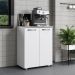 Balcao Multiuso Cozinha 78cm 2 Portas 2003202 Branco ARMoveis