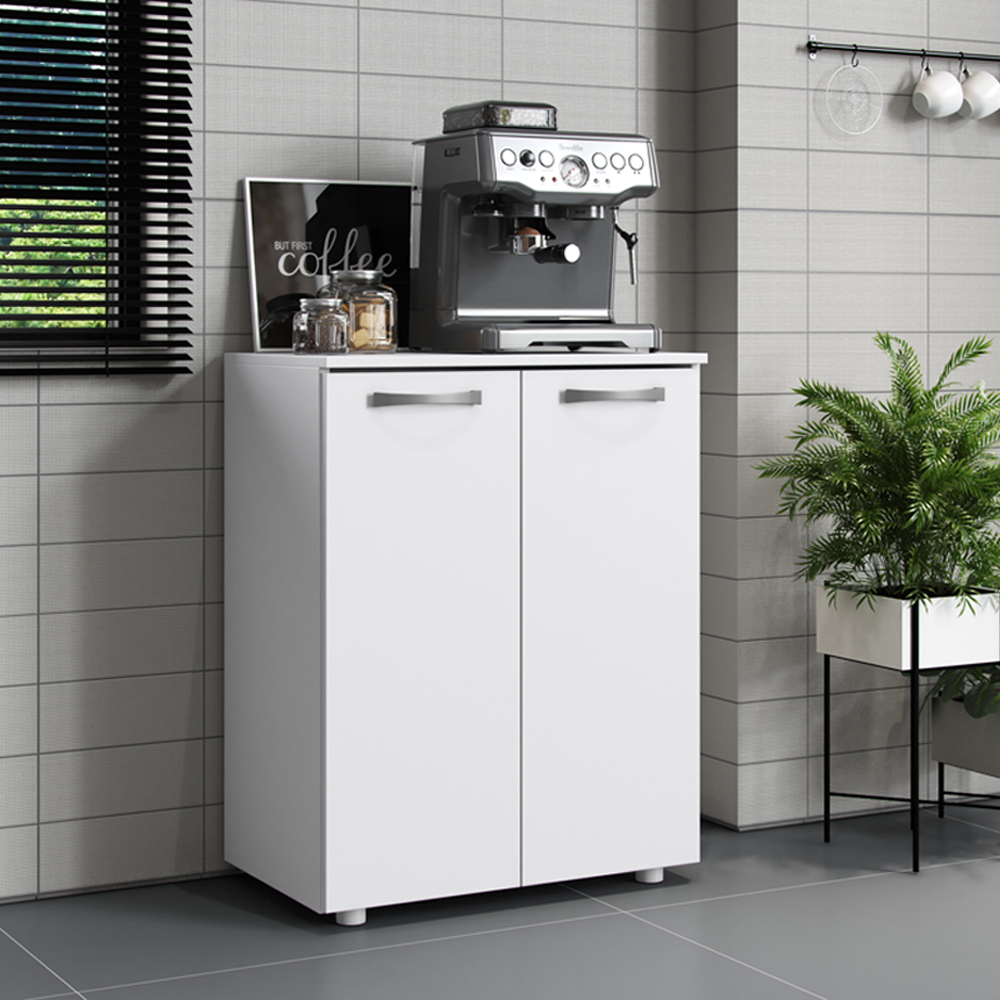Balcao Multiuso Cozinha 78cm 2 Portas 2003202 Branco ARMoveis