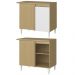 Balcao de Canto 02 Portas 95cm 2002407 Atacama Branco ARMoveis