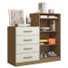 Cômoda Sapateira 2 Portas 4 Gavetas Lucy