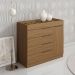 Cômoda Sapateira 5 Gavetas 1 Porta com Porta Joias Oliveira