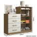 Comoda Sapateira 04 Gavetas 02 Portas 2004142 Atacama Off White ARMoveis