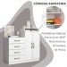 Comoda Sapateira 04 Gavetas 02 Portas 2004142 Branco ARMoveis