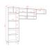 Cozinha Compacta 197cm 6 Portas Atacama Off White Armoveis