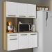 Cozinha Compacta Suspensa 06 Portas 01 Gv 2012245 Atacama Branco ARMoveis