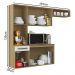 Cozinha Compacta Suspensa 06 Portas 01 Gv 2012245 Atacama Branco ARMoveis